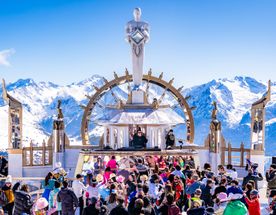 Горнолыжный кэмп в Альпах на фестиваль танцевальной музыки