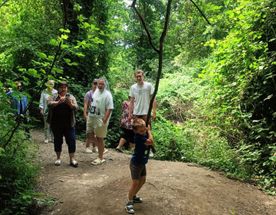 Самурский лиановый лес, экраноплан Лунь и пляж с черным песком. Купальный тур.
