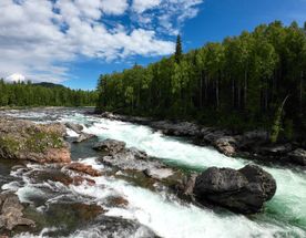 Кинзелюкский водопад-жемчужина Восточного Саяна