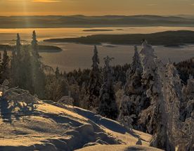 Удивительная Кандалакша. Снегоступинг.