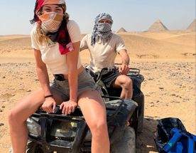 Сафари на квадроциклах у Великих Пирамид на закате