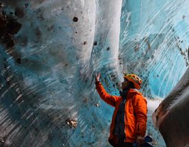 Ледник Богдановича и Октябрьская пещера