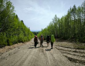 Восхождение на гору Ослянка