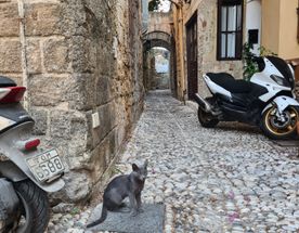 Острова Греции под парусами на катамаране