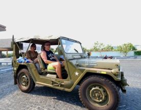 Военный джип-тур по Фукуоку с обедом и пляжем морских звёзд