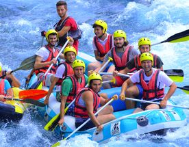 Панорамы Тазы Каньона и горный рафтинг