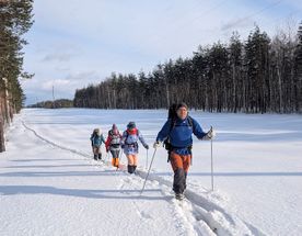 Лыжный поход в Гусь-Хрустальный в музей хрусталя и стеклодувный мастер-класс