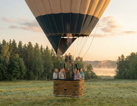 Девичник в Карелии. Приватный комфорт тур: Воздушный шар, Ретропоезд, Рускеала, шхеры