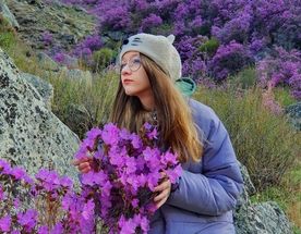 Цветение Маральника + Алтайский Марс на Алтае