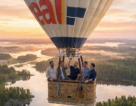 Мужская Карелия. Приватный комфорт тур: воздушный шар, рыбалка, баня, ретропоезд