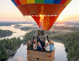Карелия. Комфорт тур до 6 чел. Воздушный шар, ретропоезд, Рускеала, Ладожские шхеры