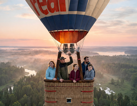 Семьей в Карелию. Комфорт тур: Воздушный шар, Кижи, Ретропоезд, Рускеала, Шхеры