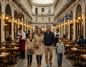 Семьей в премиум Стамбул. Приватная яхта, Отель с видом на Босфор