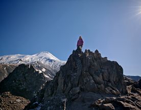 Прогулка к экструзии Верблюд и вулканический пляж Тихого океана