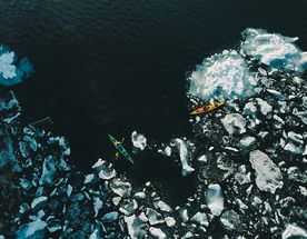 За уходящим льдом Байкала