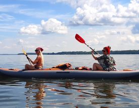 На волнах Московского моря. Байдарочный поход на выходные в Подмосковье