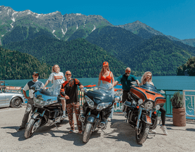 Мотопрогулка оз. Рица+Афон