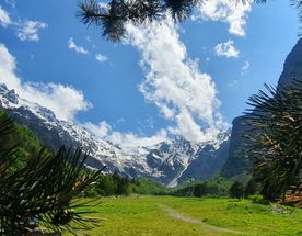 Горные пейзажи Осетии: путешествие по Алагирскому и Цейскому ущельям.