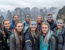 Три грани Китая c горами Аватар c внутренними перелетами