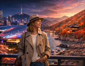 Южная Корея в сезон красных кленов: Сеул, Пусан и национальные парки