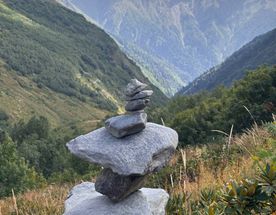 Бзерпинский хребет и озеро Зеркальное
