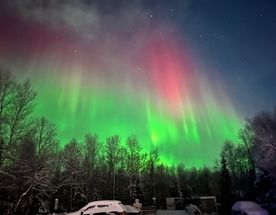 Териберка, сияние, Хибины и Саамы на Кольском
