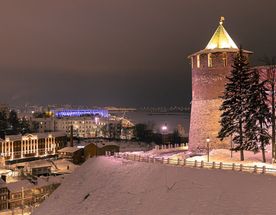 Новогодние огни Нижегородского ожерелья