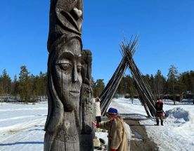 Саамская деревня