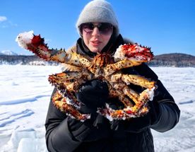Охота на краба Сахалинская крабалка