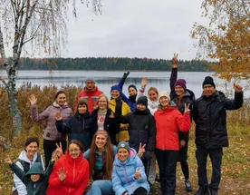 Пеший поход с глинтвейном в Гуслицкий заказник