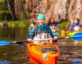 Выборг, Монрепо и Сайменский канал. Поход на каяках к Беличьим скалам