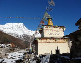 Трек по трассе Манаслу в Непале