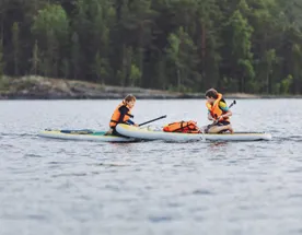 SUP-кемпинг на Койонсаари. Семейный лагерь на Ладожских шхерах