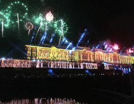 Праздник закрытия фонтанов в Петергофе! С посещением мультимедийного с