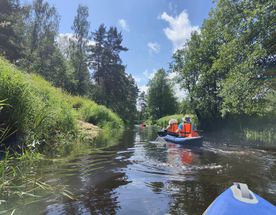 Сплав на байдарках по реке Нерская