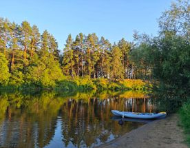 Лайт-сплав на байдарках с шеф-поваром, пловом в казане и баней
