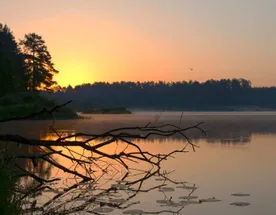 Отдых у озера + sup