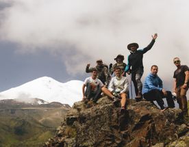 Mount Elbrus climb from the North