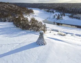 На лыжах по Никола-Ленивцу и национальному парку с баней и гостевым домом.