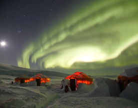 Центр наблюдения за северным сиянием. Юрты на краю Земли: 4 дня в Териберке