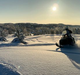 Снежное приключение в Карелии