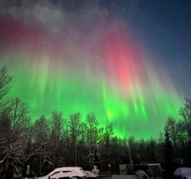 Териберка, сияние, Хибины и Саамы на Кольском