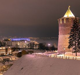 Новогодние огни Нижегородского ожерелья