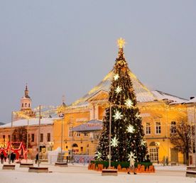 Новогодние открытки от Липецка до Тамбова