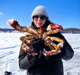 Охота на краба Сахалинская крабалка