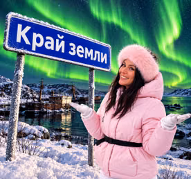 Весь Кольский Комфорт тур до 6 человек. Северное сияние, Айсфлоатинг, Териберка