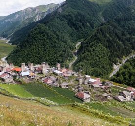 Поход в горы Сванетии, экскурсии и море