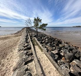 Тропа южного берега с ночевкой в домиках, Ленинградская область