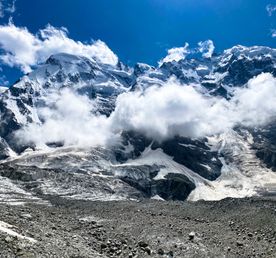 Безенги. Главные стены Кавказа. Палаточный лагерь
