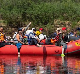Сплав на рафтах по реке Узола. Нижегородская область